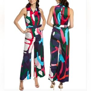 NWOT Hutch Collar Colorblock Jumpsuit